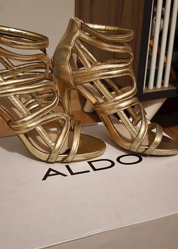 Altın Renkli Kemerli hakiki deri ALDO marka - Görsel 2