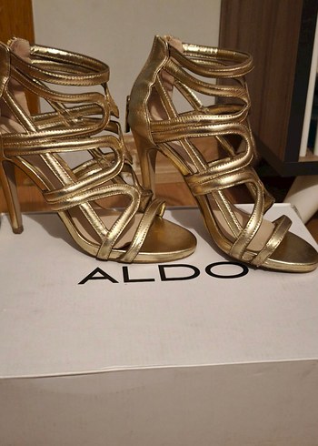 Altın Renkli Kemerli hakiki deri ALDO marka - Görsel 4