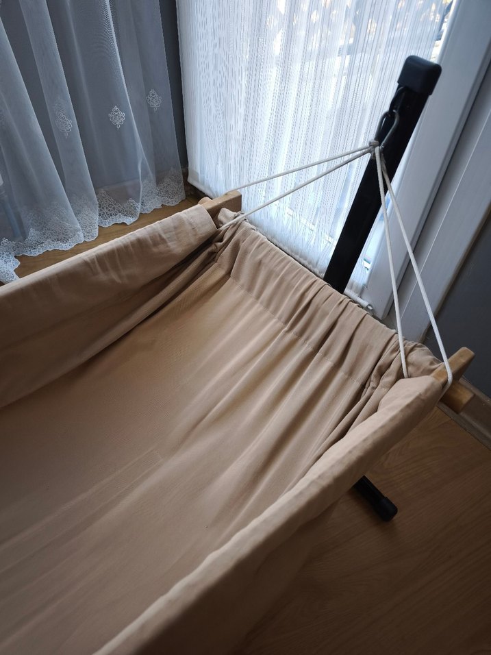 Bej ve Gri Bebek Beşiği hamak - Görsel 4