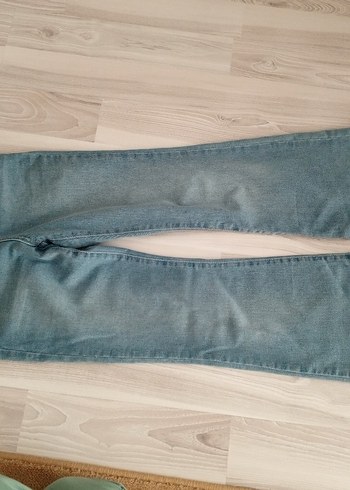 LCW Jeans Düğmeli Mavi Kadın Kot Pantolon - Görsel 3