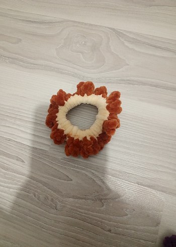 Renkli Örgü Fırfırlı Kadın Toka Seti - Görsel 7