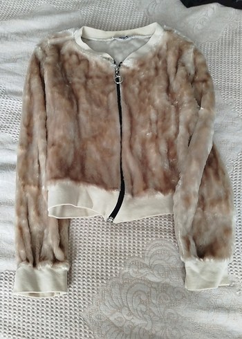 Kürk Detaylı Kısa hırka - Görsel 3