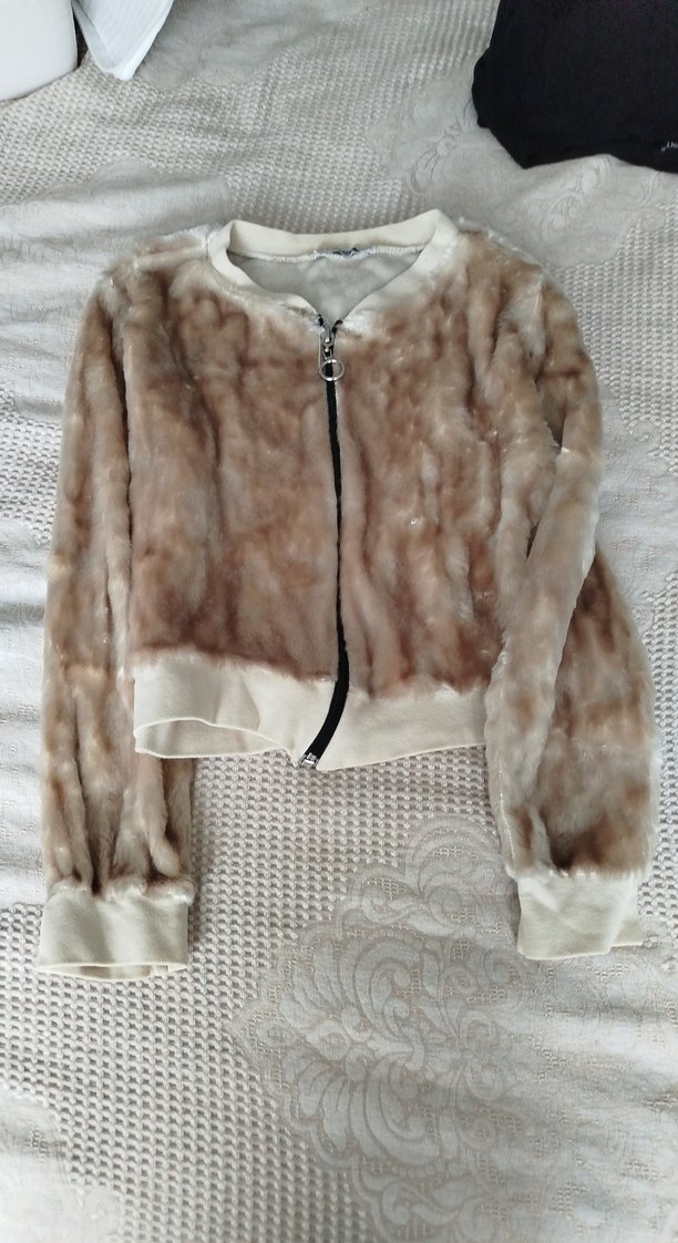 Kürk Detaylı Kısa hırka - Görsel 3