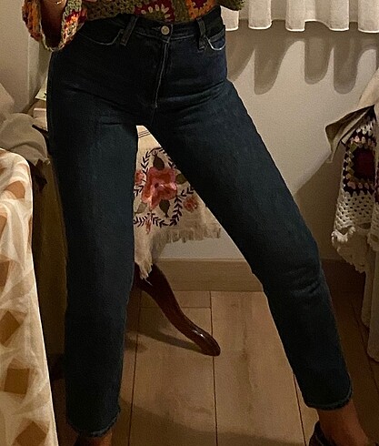 38 Beden lacivert Renk Mango Koyu Jean