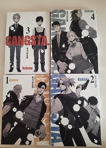 Gangsta manga set