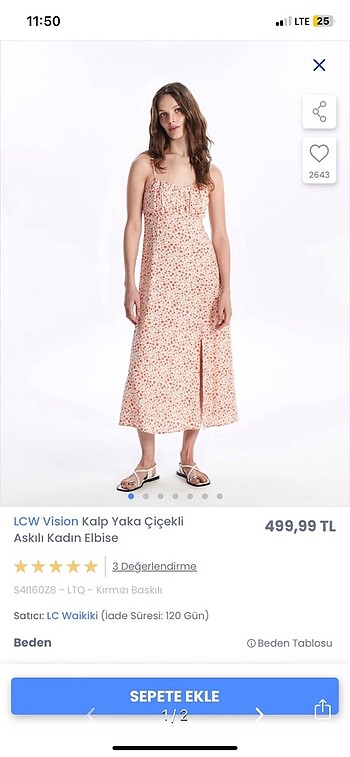 Çiçekli elbise