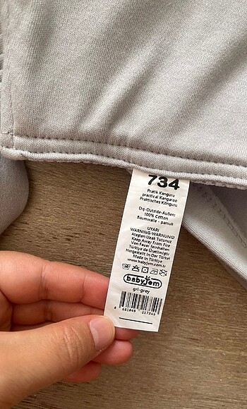 Beden gri Renk Ana kucağı sling kanguru