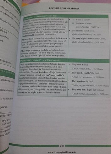  Develop your grammar ingilizce