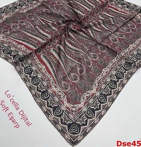  Beden Dijital soft eşarp