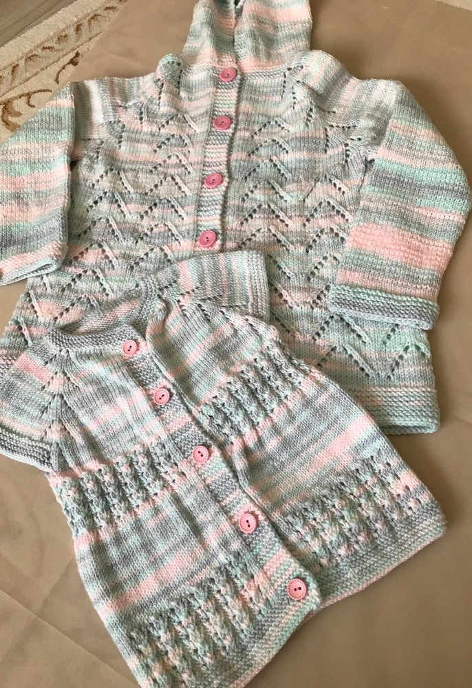 Kız Çocuk Bohem Örgü Yelek - Görsel 2