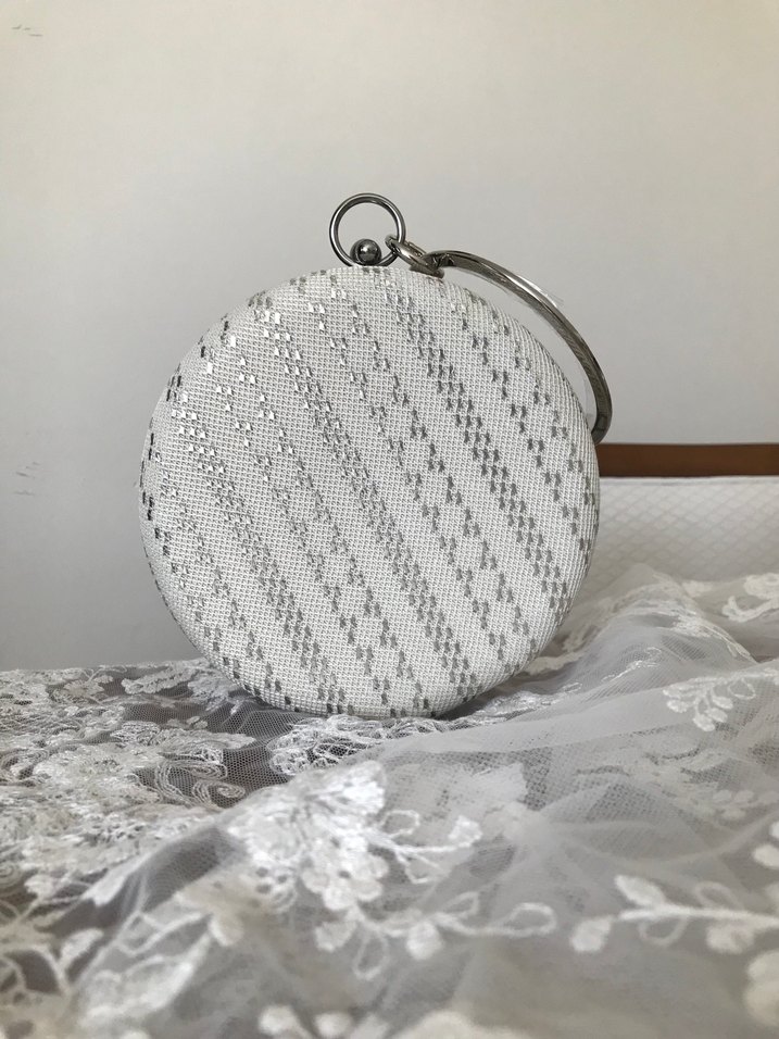 Beyaz  Kadın Portföy Telkırma Çanta - Görsel 3