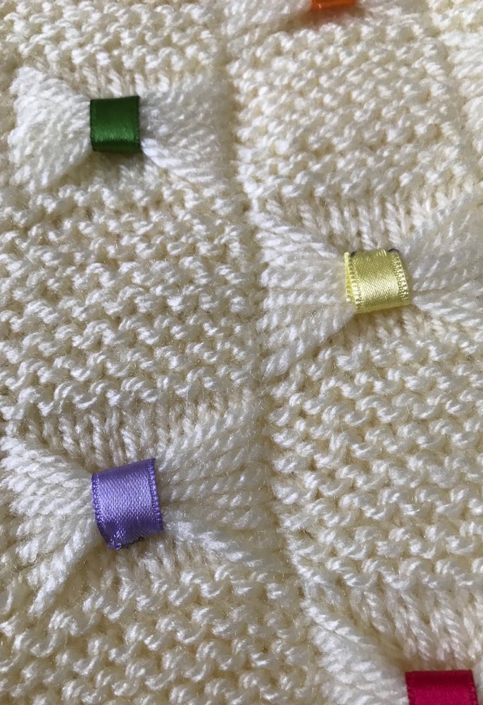 Kızlar için sarı örgü yelek - Görsel 2