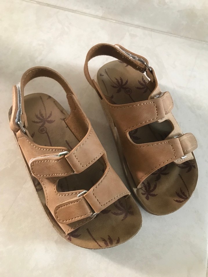 Süet Çocuk Sandalet - Görsel 4