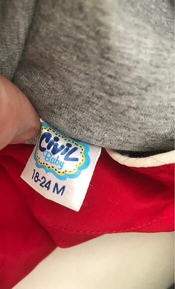 Çocuk kırmızı rüzgarlık ceket - Görsel 2