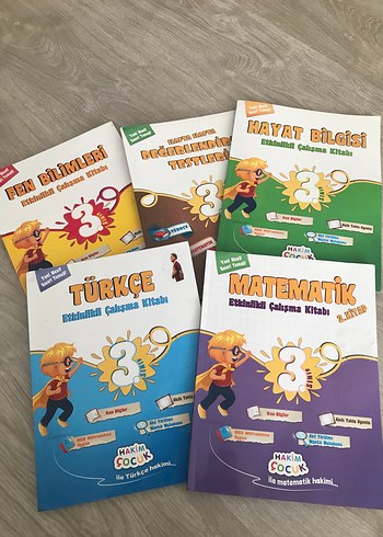 3. Sınıf Hakim Çocuk Etkinlik Kitapları Seti - Görsel 2