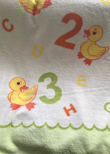 Ördek Baskılı Kadife Çocuk Battaniyesi - Görsel 4