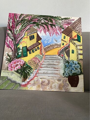 Yağlıboya.akrilik.karakalem.tablo.tuval 50x50