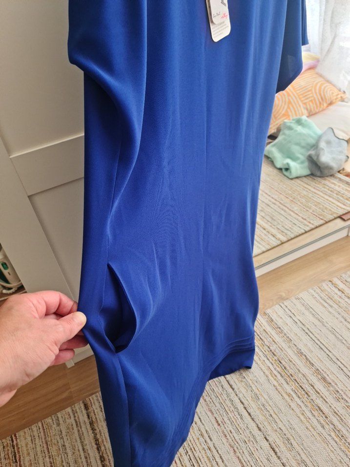 mavi etiketli elbıse - Görsel 5