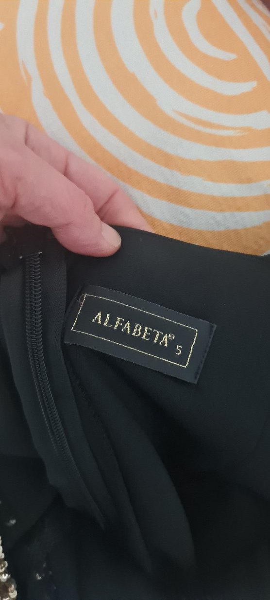 Siyah Payetli abiye - Görsel 5