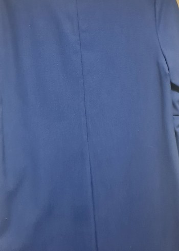 Kısa Kollu Lacivert Midi Kadın Elbise - Görsel 5