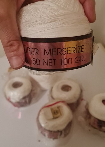 Beyaz El İşi İpi Seti - Görsel 3