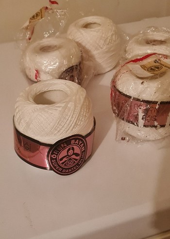 Beyaz El İşi İpi Seti - Görsel 2