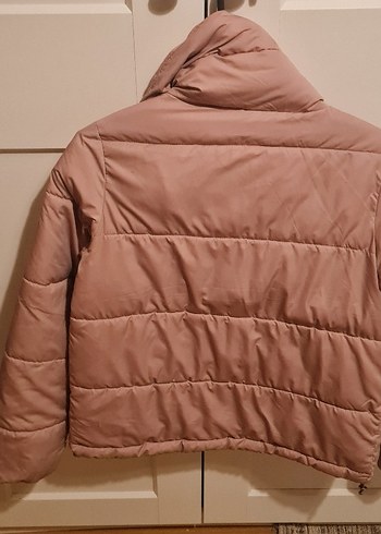 Bej Fermuarlı Kadın Mont - Görsel 4