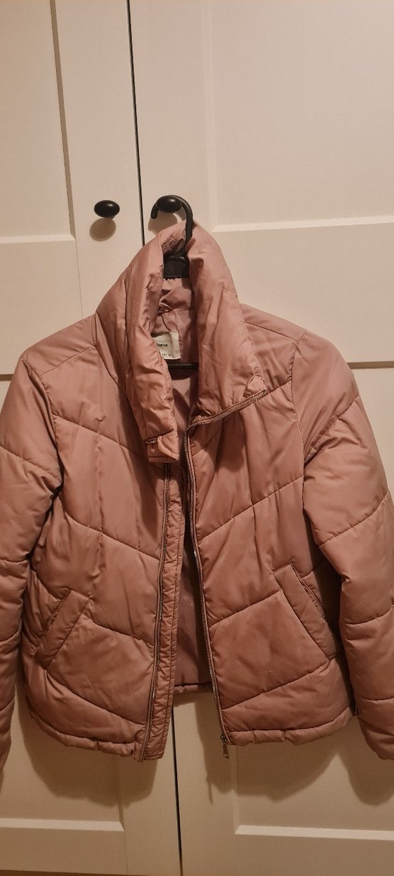 Bej Fermuarlı Kadın Mont - Görsel 2