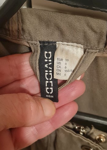 h&m Haki renk kadın ceket - Görsel 2