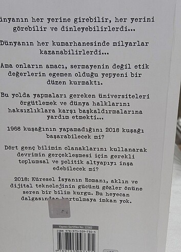  Beden 2018 Küresel İsyanın Romanı Cengiz Yalçın İmzalı İthaflı