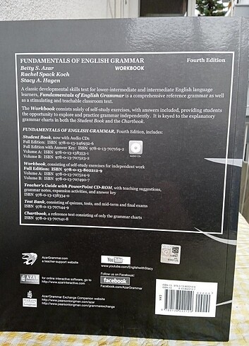 Beden Fundamentals of English Grammar Workbook Azar Koch ve Hagen