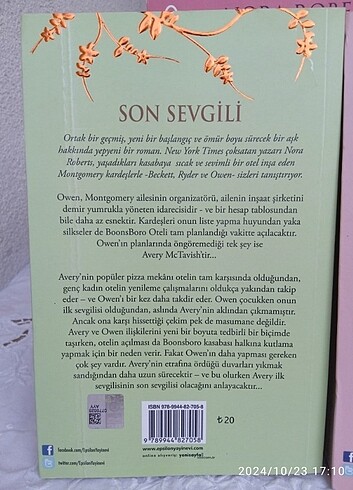  Son Sevgili Nora Roberts 