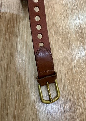 YARGICI Kahverengi Deri Tokalı Kadın Kemer - Görsel 2