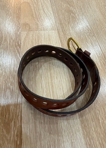 YARGICI Kahverengi Deri Tokalı Kadın Kemer - Görsel 3