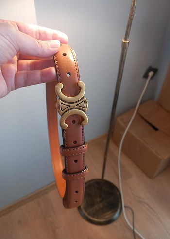 Kahverengi Deri Kadın Kemer Tokalı - Görsel 6