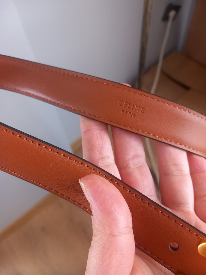 Kahverengi Deri Kadın Kemer Tokalı - Görsel 3