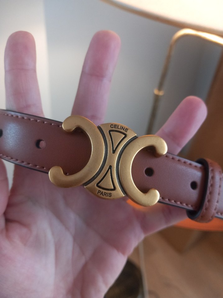 Kahverengi Deri Kadın Kemer Tokalı - Görsel 5