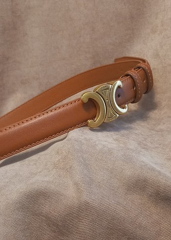 Bej Deri Kadın Kemer - Görsel 2