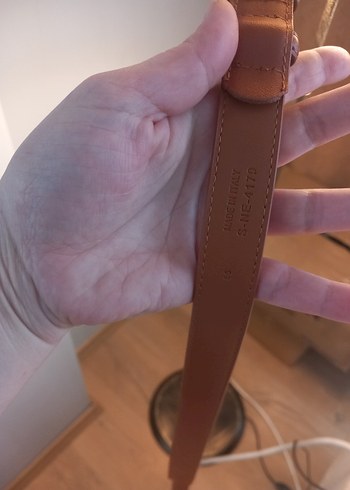 Bej Deri Kadın Kemer - Görsel 4