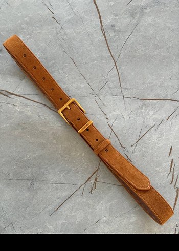 Kahverengi Süet Kadın Kemer Tokalı - Görsel 4