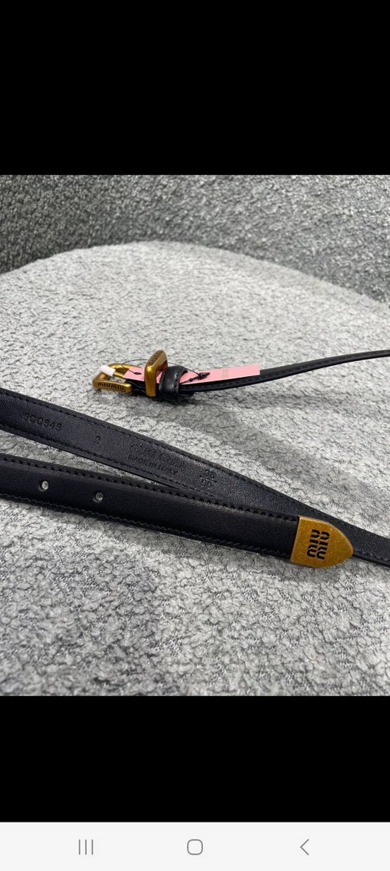 Çok Renkli Deri Kadın Kemer - Görsel 2