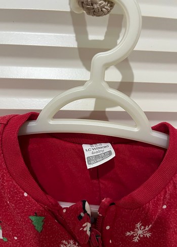 Kırmızı Bebek Kız Tulumu Fermuarlı - Görsel 4