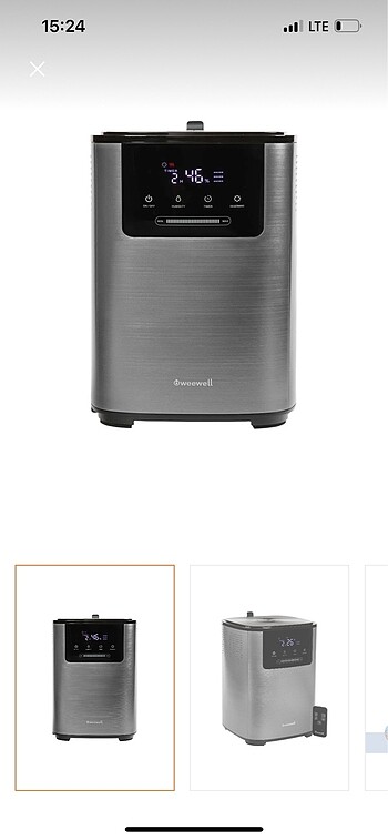 Diğer Weewell whc752r iyonizerli soğuk sıcak buhar makinesi