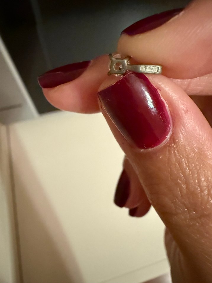 925 ayar tasli kolye ucu - Görsel 4