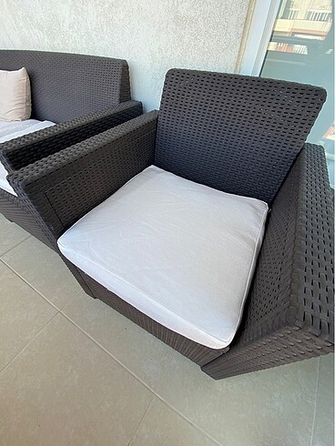 Diğer 5li rattan balkon takimi seti