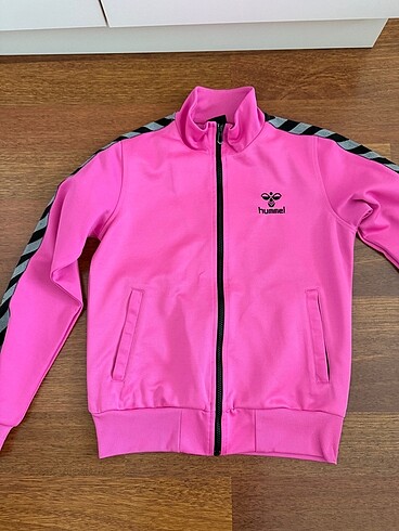 Hummel pembe fermuarli hirka