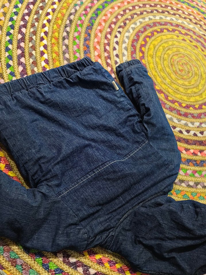 Fermuarlı Erkek Çocuk Kot Ceket - Görsel 5