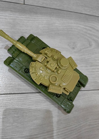Koyu Haki Oyuncak Tank Araba - Görsel 2