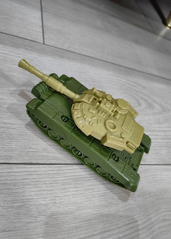 Koyu Haki Oyuncak Tank Araba - Görsel 5
