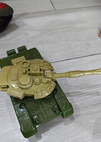 Koyu Haki Oyuncak Tank Araba - Görsel 4